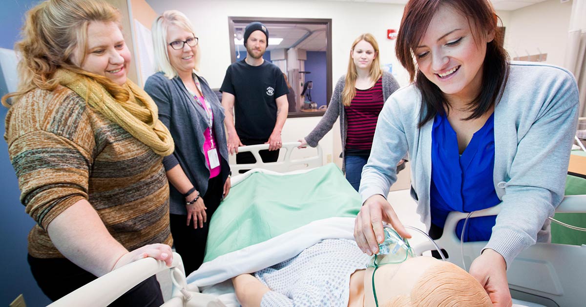 Nursing Assistant students go from virtual to real classroom