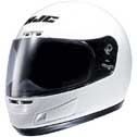White full face helmet
