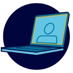 laptop cartoon