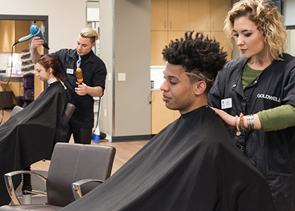 Madison College cosmetology students