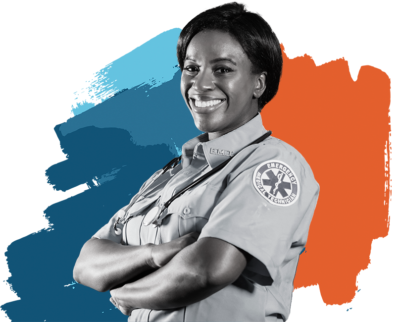 a paramedic in uniform