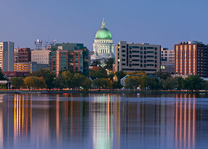 Madison, Wisconsin skyline