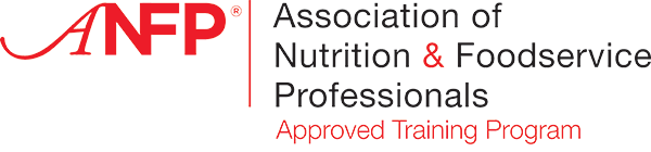association of nutrition and food service professionals logo