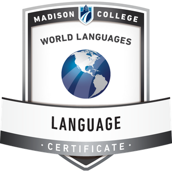 world languages certificate badge