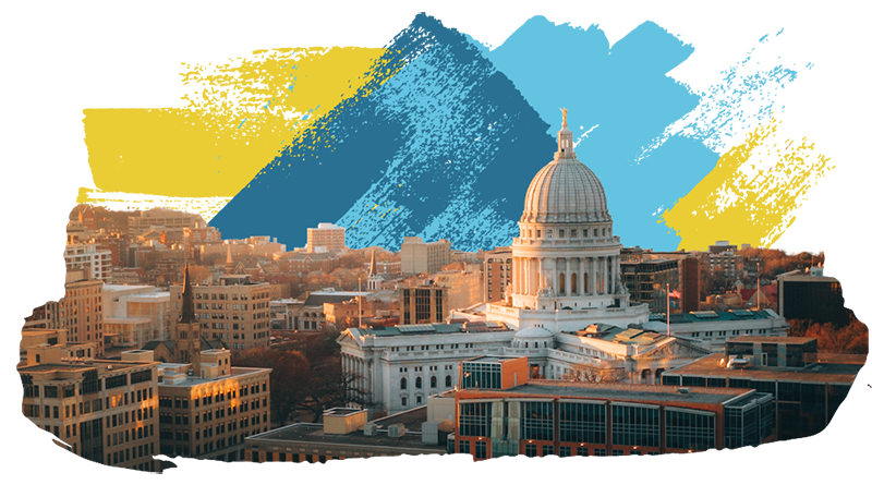 downtown Madison, WI