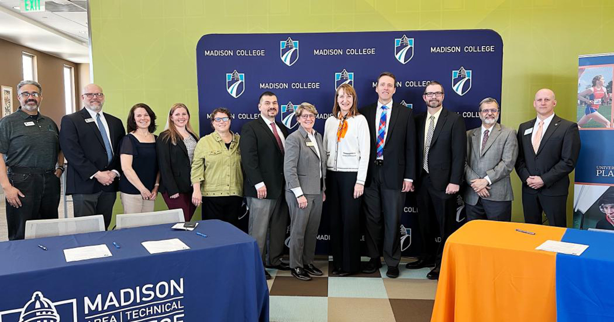 Madison College, UWPlatteville Sign Four New Transfer Agreements