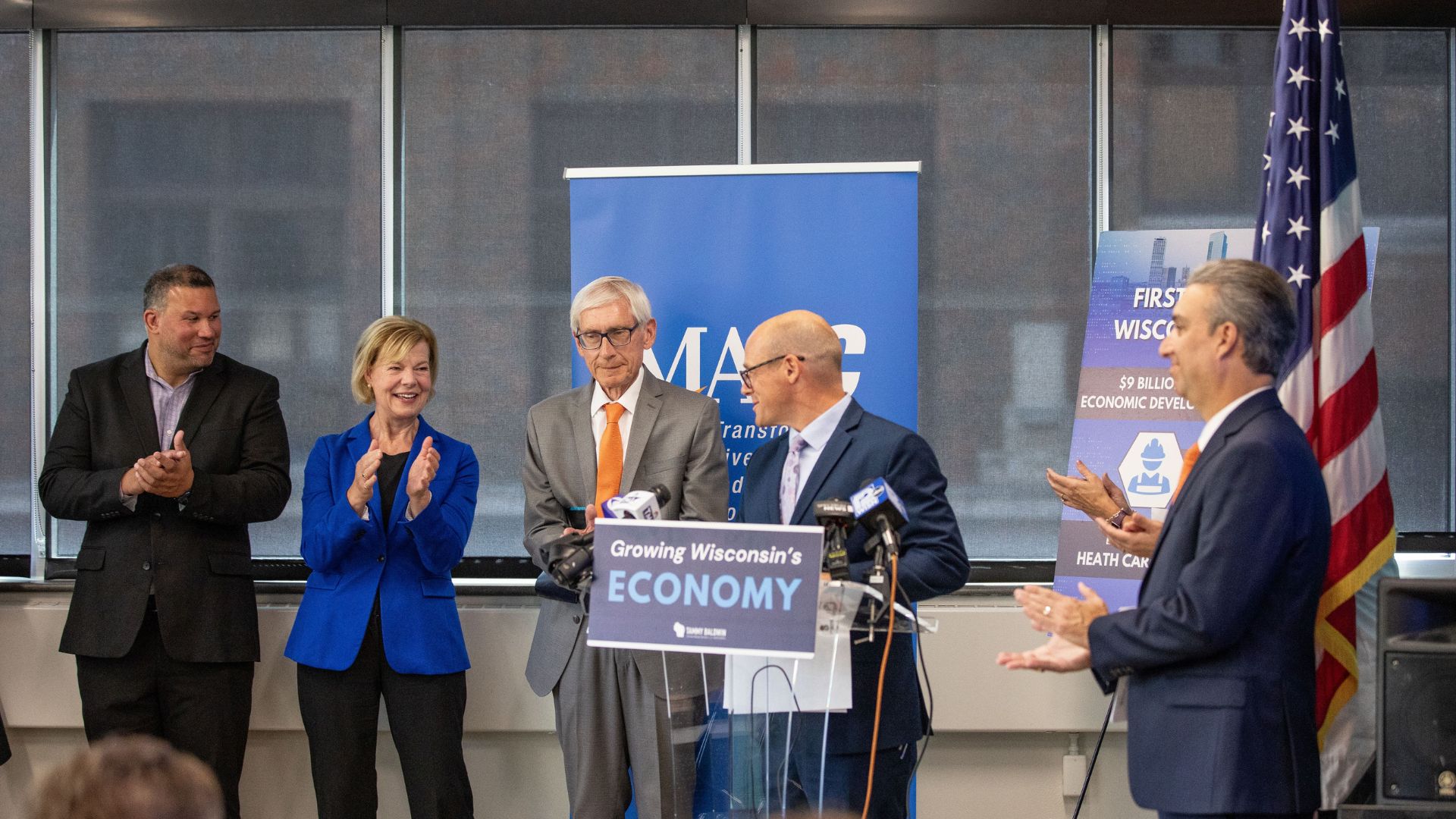 Gov. Evers and Sen. Baldwin tout Wisconsin Biohealth Tech Hub ...